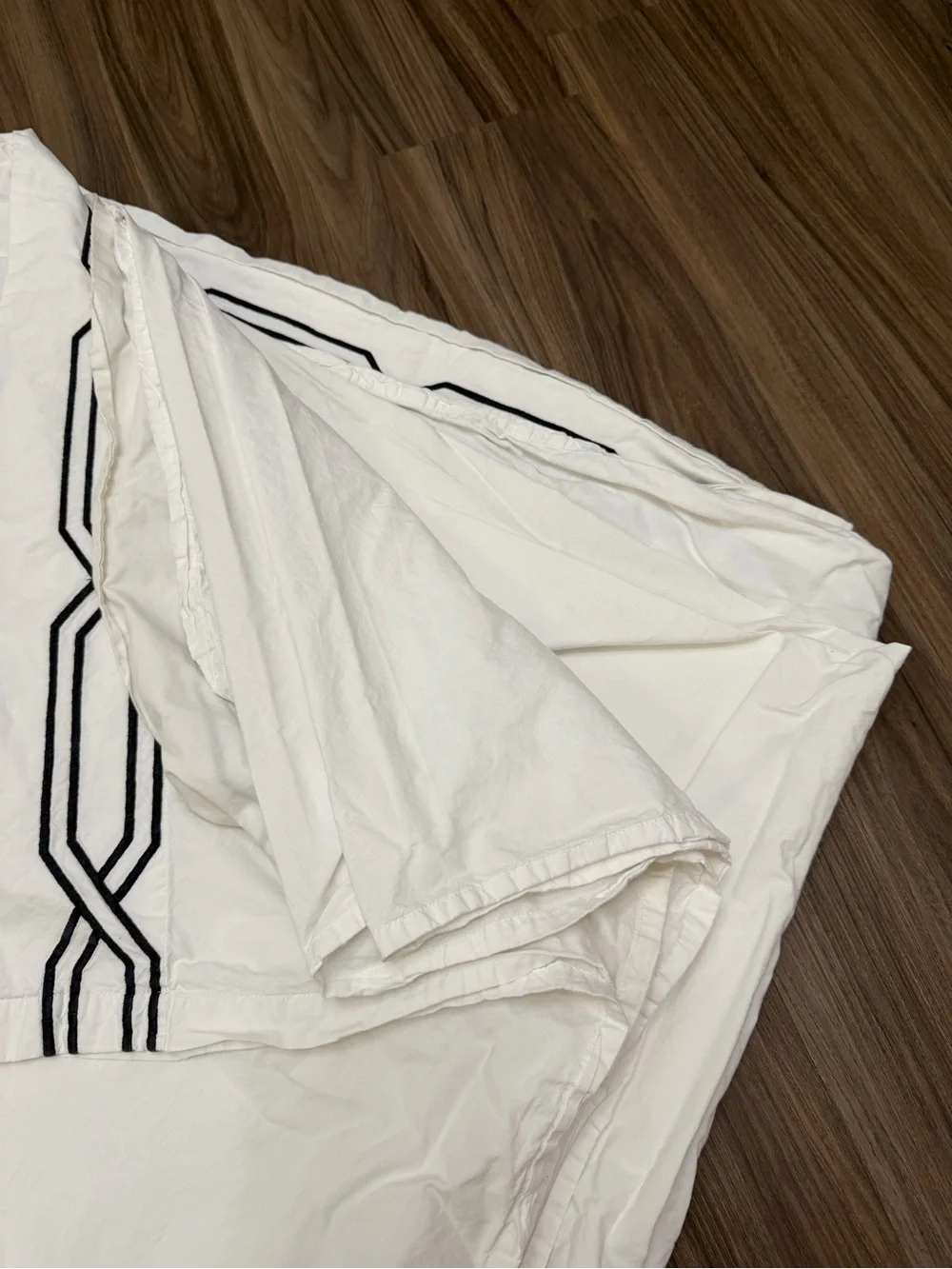 Restoration Hardware King Size Sheets white cotton